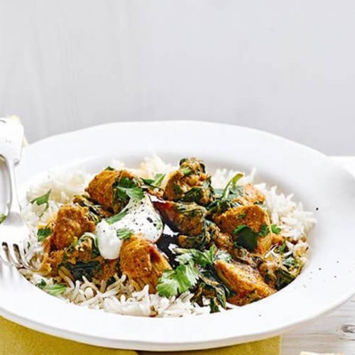 Healthier chicken curry