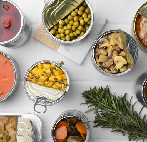 Canned vegetables: How to keep the salt in check