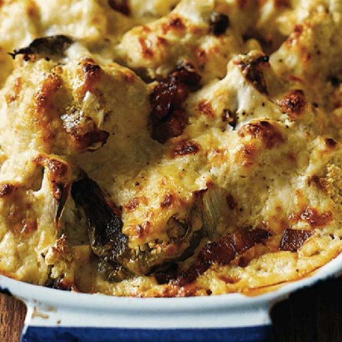 Low-carb cauliflower cheese