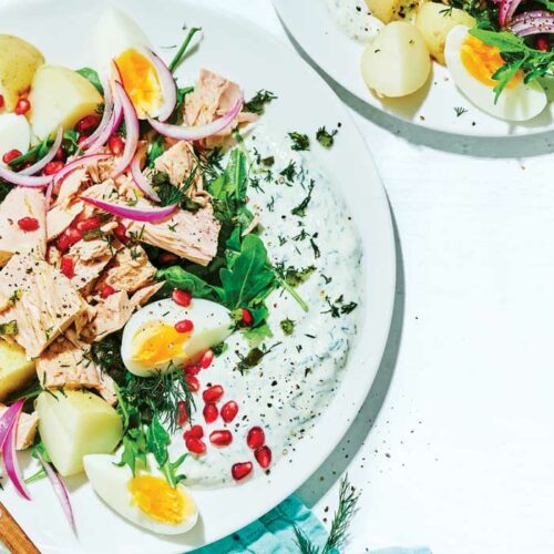 Creamy tuna potato salad